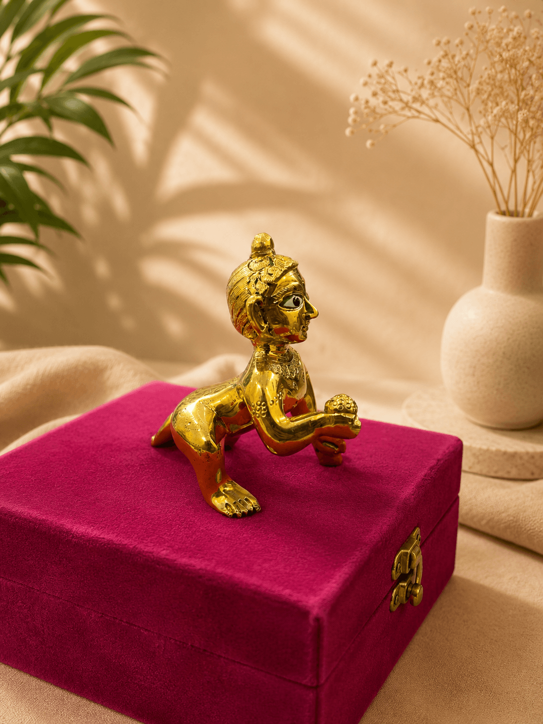 Sitting Krishna Big Idol