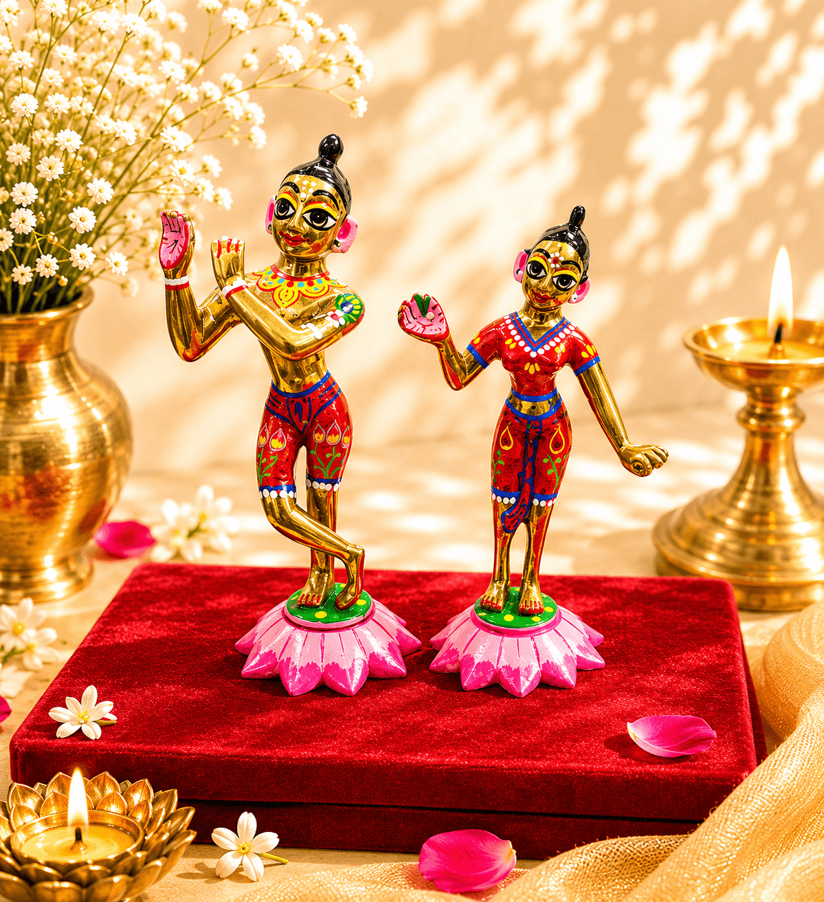 Standing Radha Krishna Idol